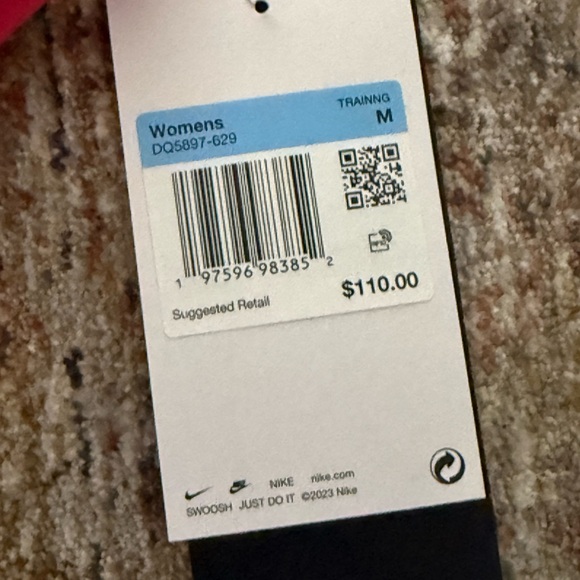 NWT Nike Pink High-Waisted Leggings Medium - Picture 5 of 5